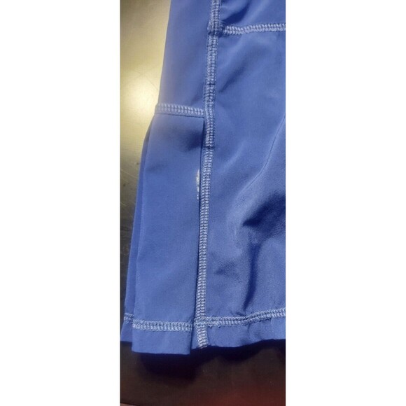 ! Athleta Warrior Sport Pleated Athletic Skort Purply Blue L - Picture 8 of 8
